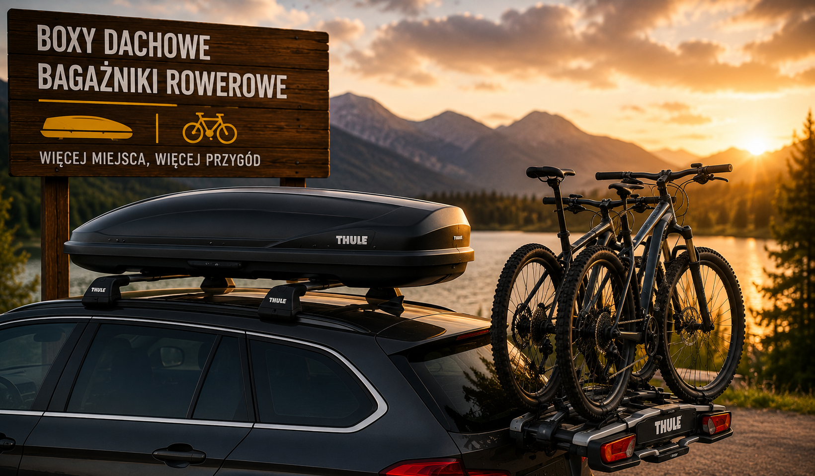 Box dachowy na wynajem Bagażnik rowerowy do samochodu