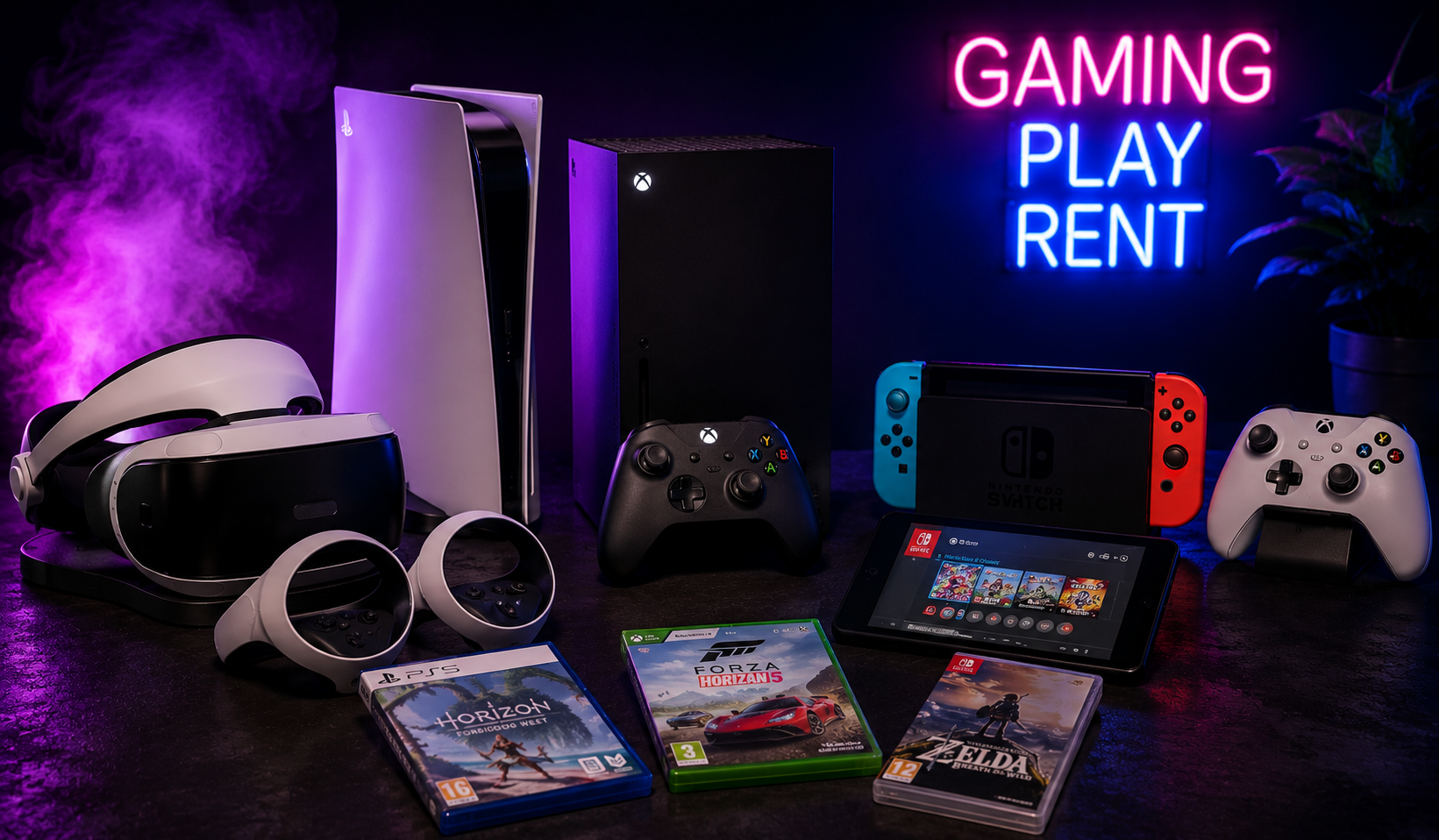 Wypożyczalnia konsol PlayStation Xbox OkularyVR i Nintendo